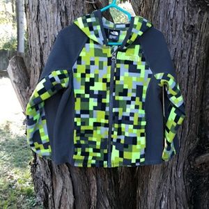 North Face fleece jacket / hoodie 4T 3T Minecraft